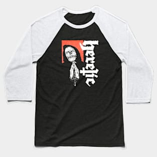 Heretic Cursed Nun Baseball T-Shirt